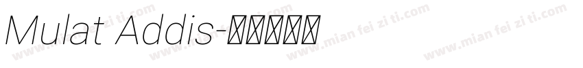 Mulat Addis字体转换